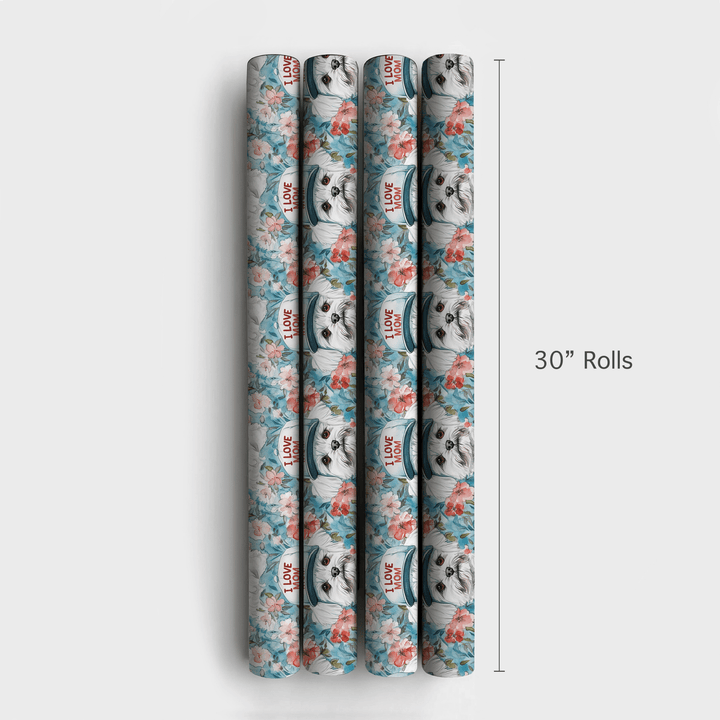 Mom's Favorite Maltese - Wrapping Paper - Aspen & Arlo
