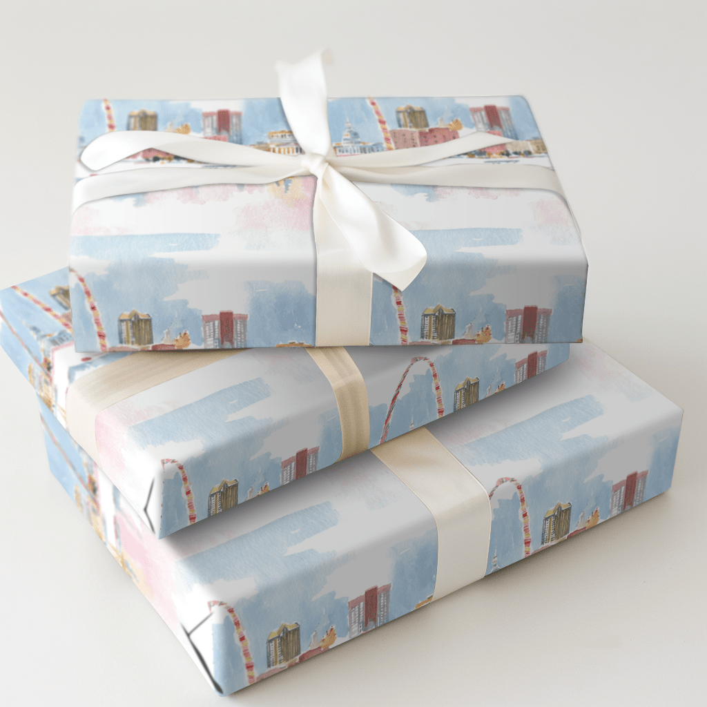 Gateway Glow - Wrapping Paper - Aspen & Arlo
