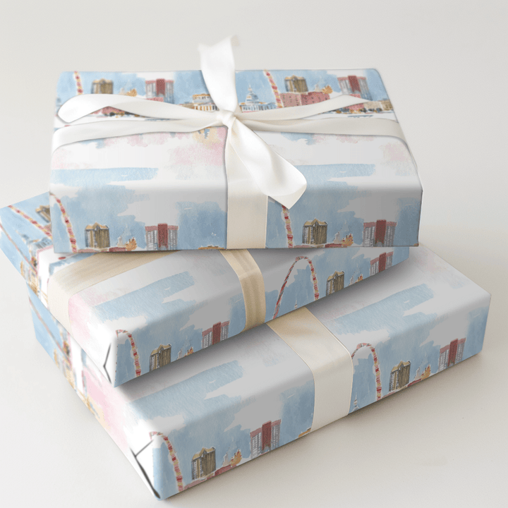 Gateway Glow - Wrapping Paper - Aspen & Arlo