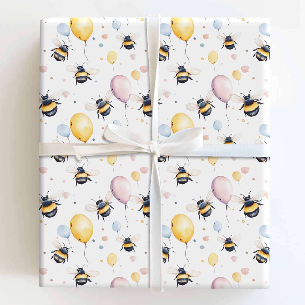 Bee Happy - Wrapping Paper - Aspen & Arlo