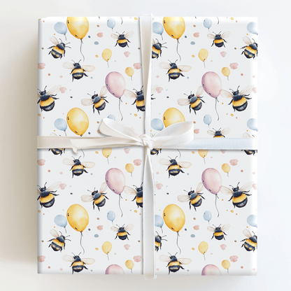 Bee Happy - Wrapping Paper - Aspen & Arlo