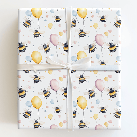 Bee Happy - Wrapping Paper - Aspen & Arlo