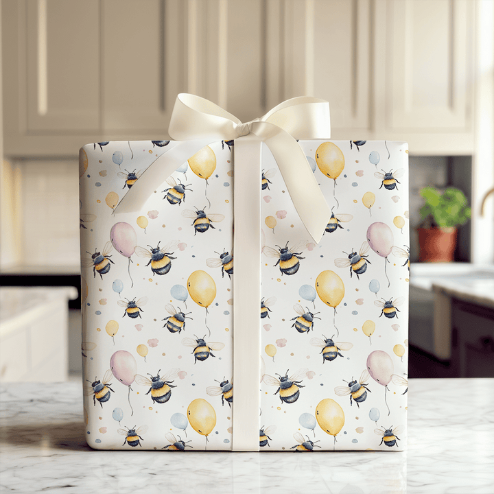 Bee Happy - Wrapping Paper - Aspen & Arlo