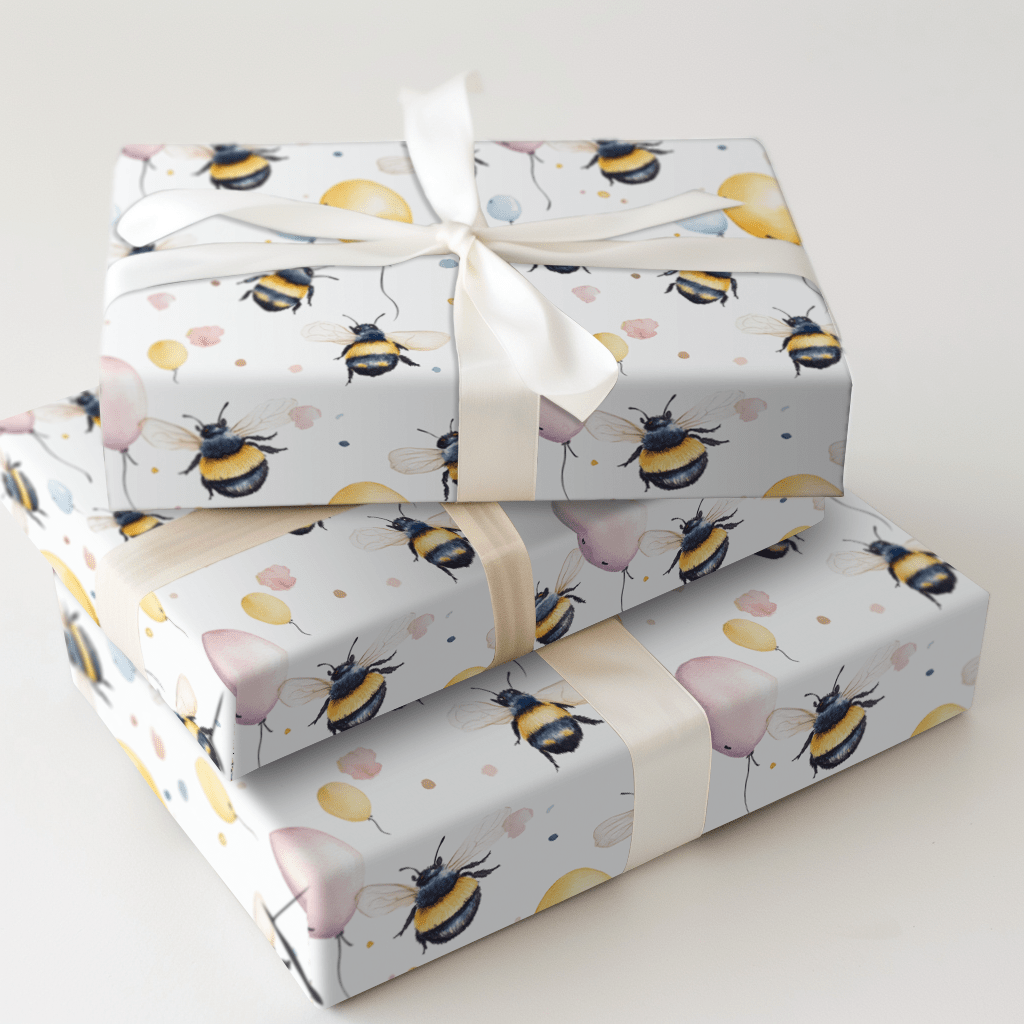 Bee Happy - Wrapping Paper - Aspen & Arlo