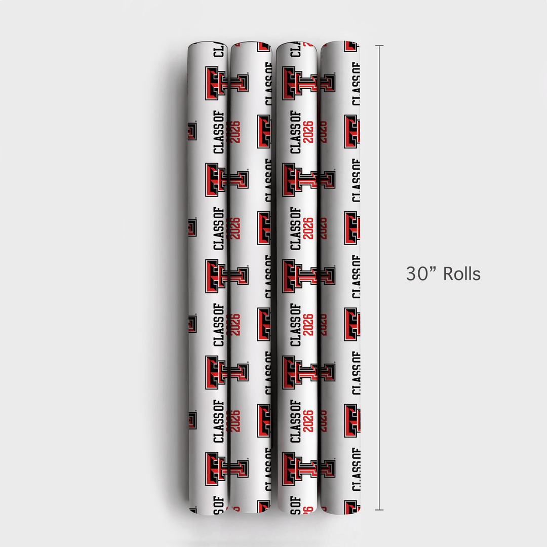 Texas Tech Class of 2026 - Wrapping Paper - Aspen & Arlo