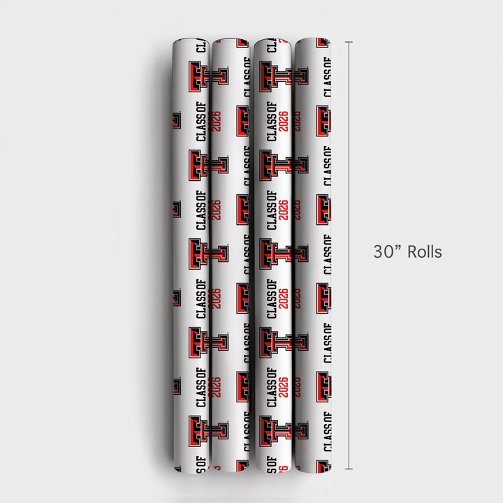 Texas Tech Class of 2026 - Wrapping Paper - Aspen & Arlo