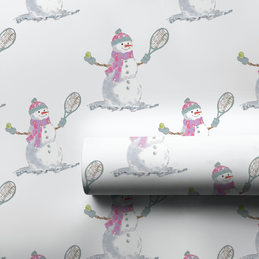 Snowman Tennis Match
