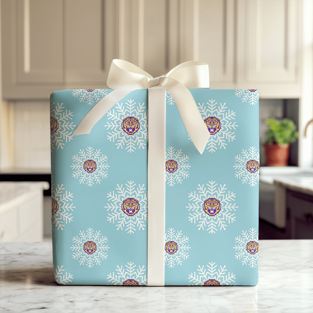 Louisiana Holiday Flake - Wrapping Paper - Aspen & Arlo