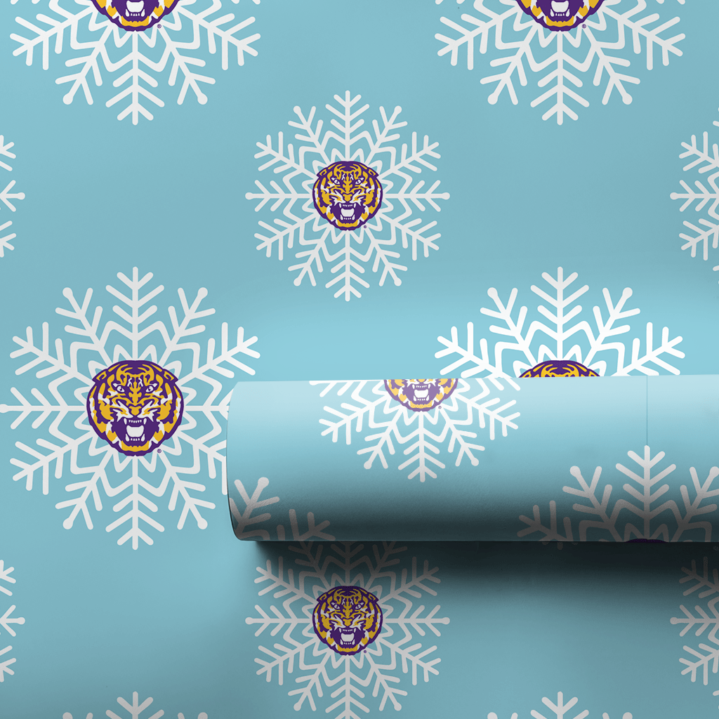Louisiana Holiday Flake - Wrapping Paper - Aspen & Arlo