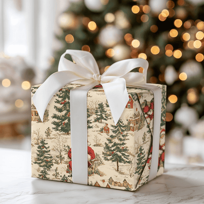 Santa, the Old Timer. - Wrapping Paper - Aspen & Arlo