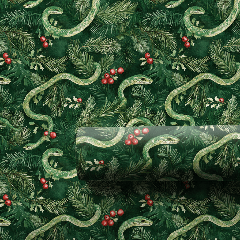 Slither Holiday - Wrapping Paper - Aspen & Arlo