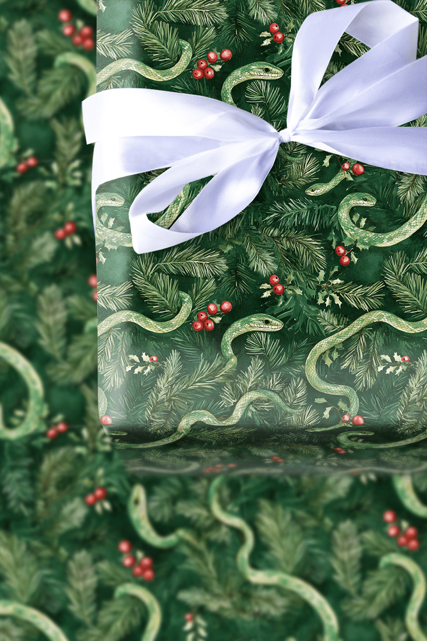 Slither Holiday - Wrapping Paper - Aspen & Arlo