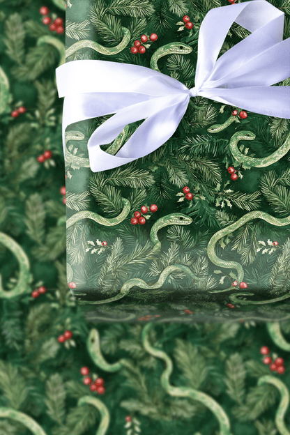 Slither Holiday - Wrapping Paper - Aspen & Arlo