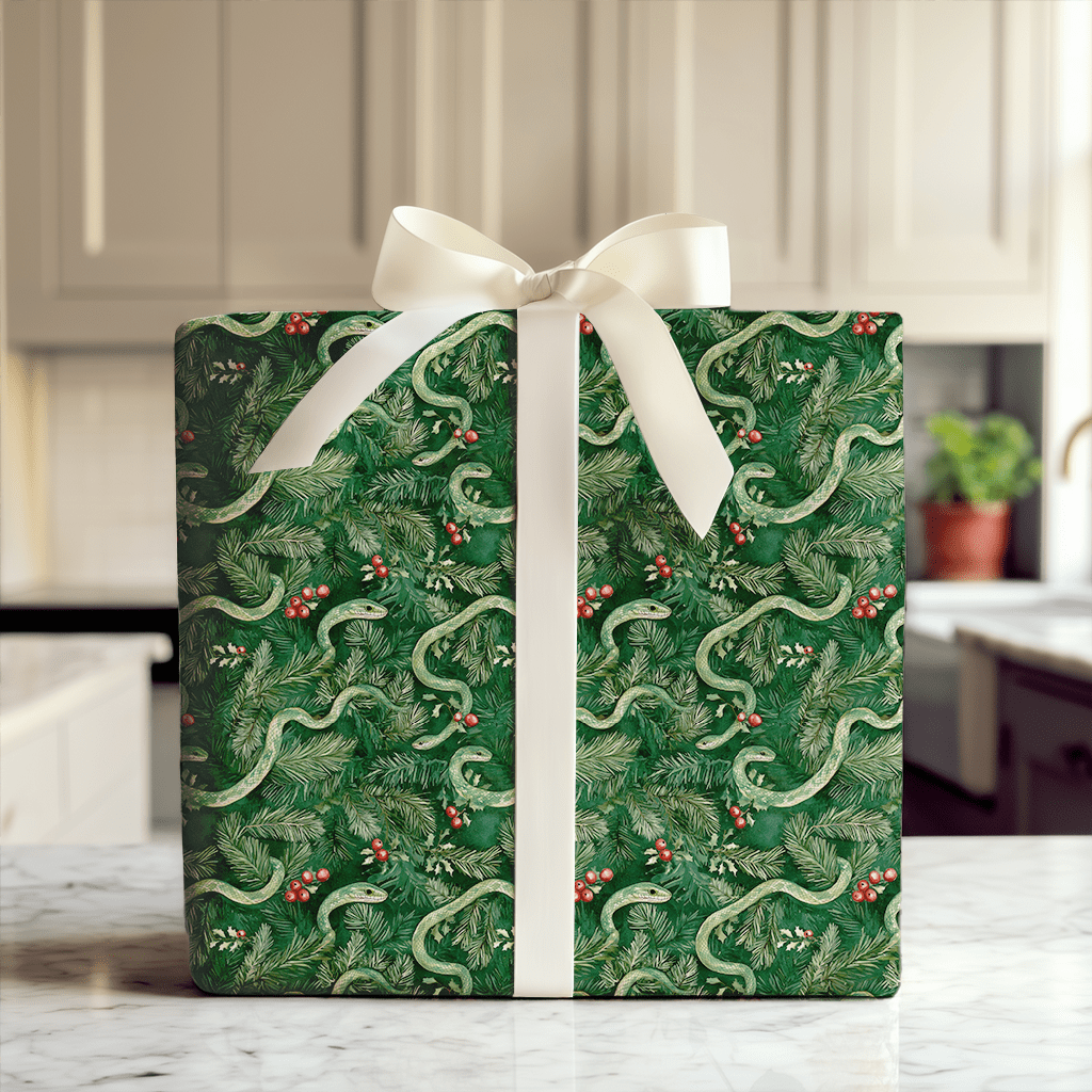 Slither Holiday - Wrapping Paper - Aspen & Arlo