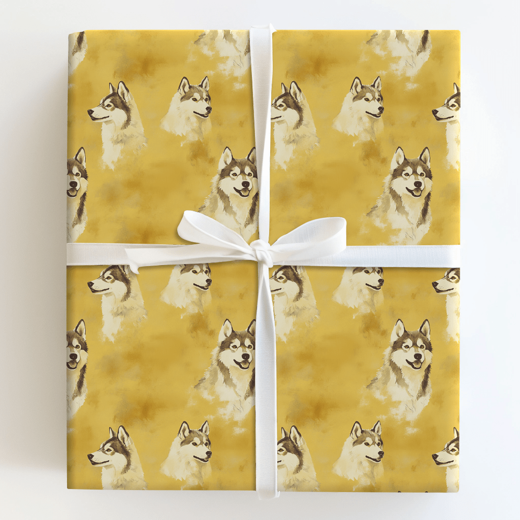 Go Husky Gold - Wrapping Paper - Aspen & Arlo
