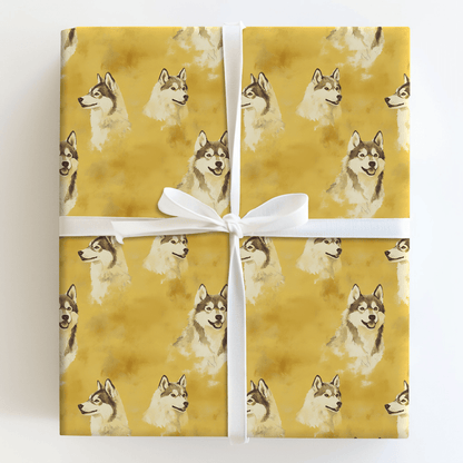 Go Husky Gold - Wrapping Paper - Aspen & Arlo