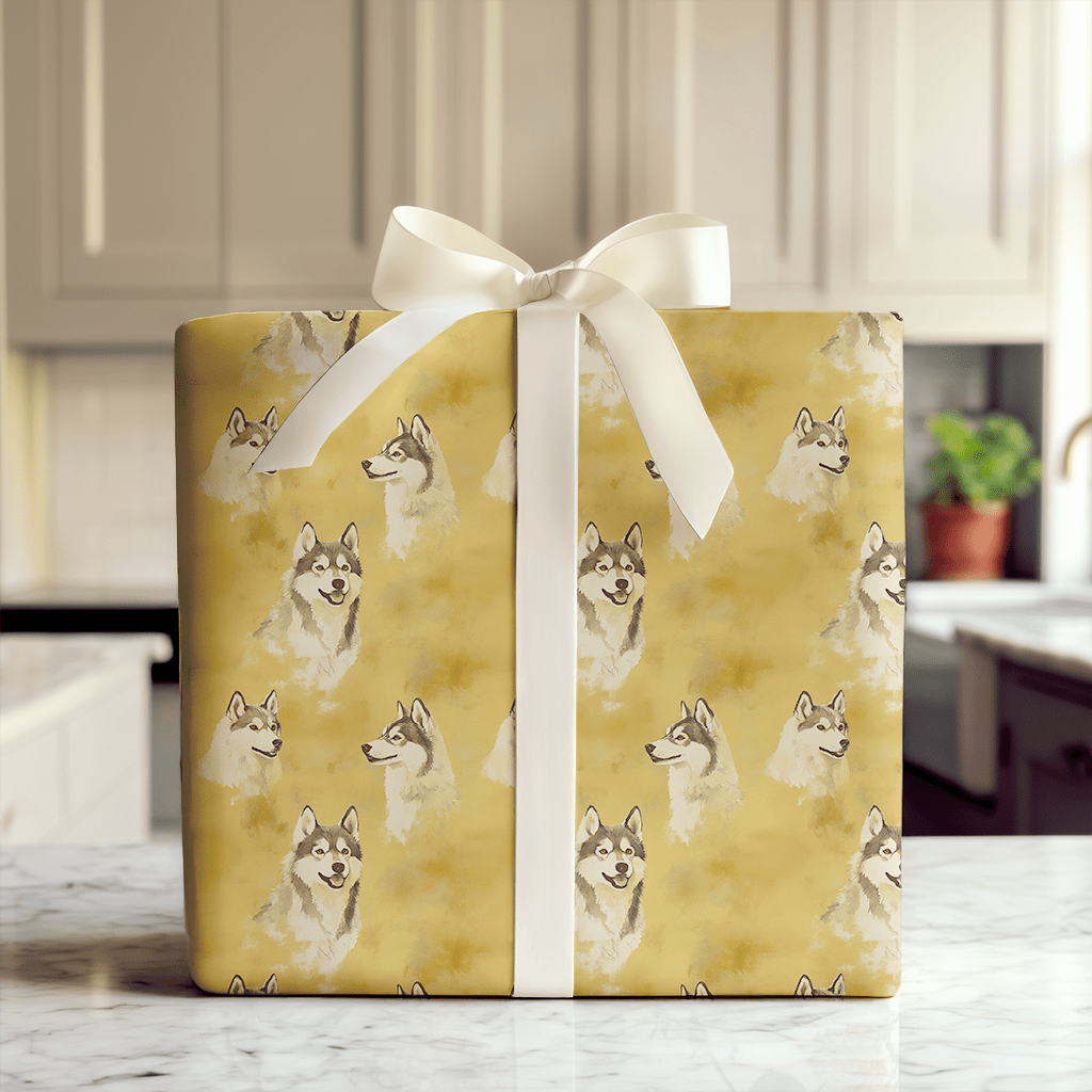 Go Husky Gold - Wrapping Paper - Aspen & Arlo
