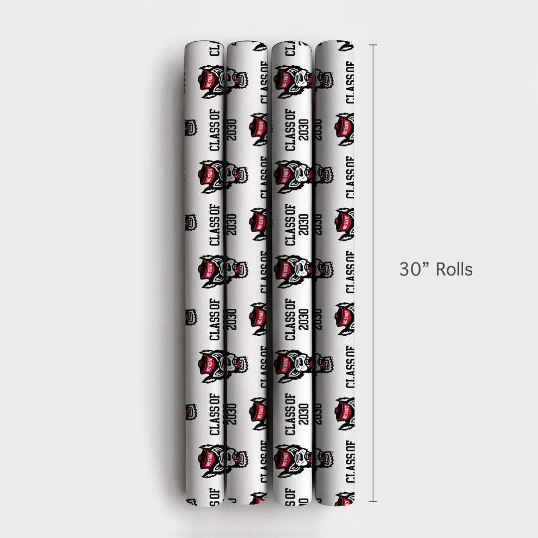 NC State Class of 2030 - Wrapping Paper - Aspen & Arlo