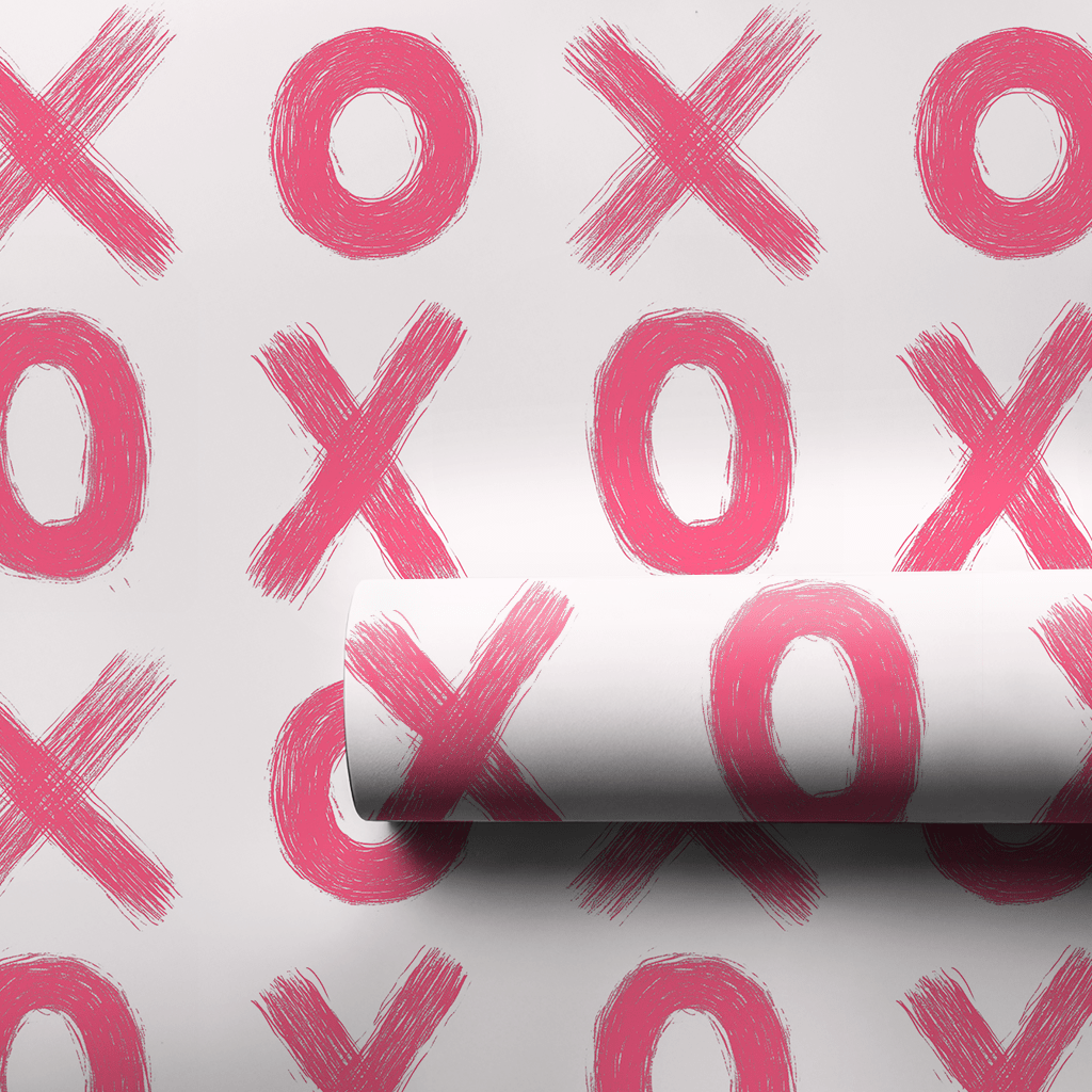 XO Peach - Wrapping Paper - Aspen & Arlo