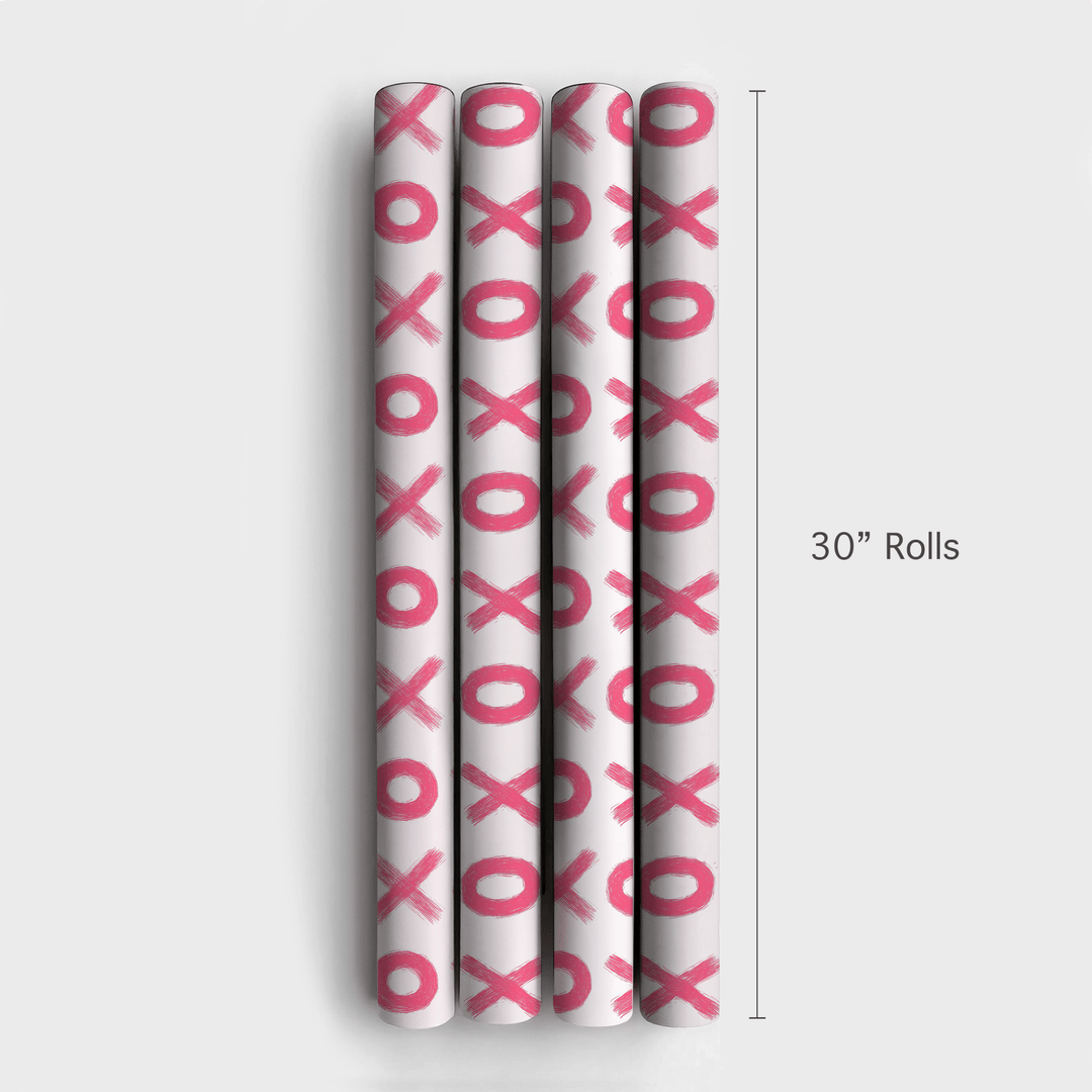 XO Peach - Wrapping Paper - Aspen & Arlo