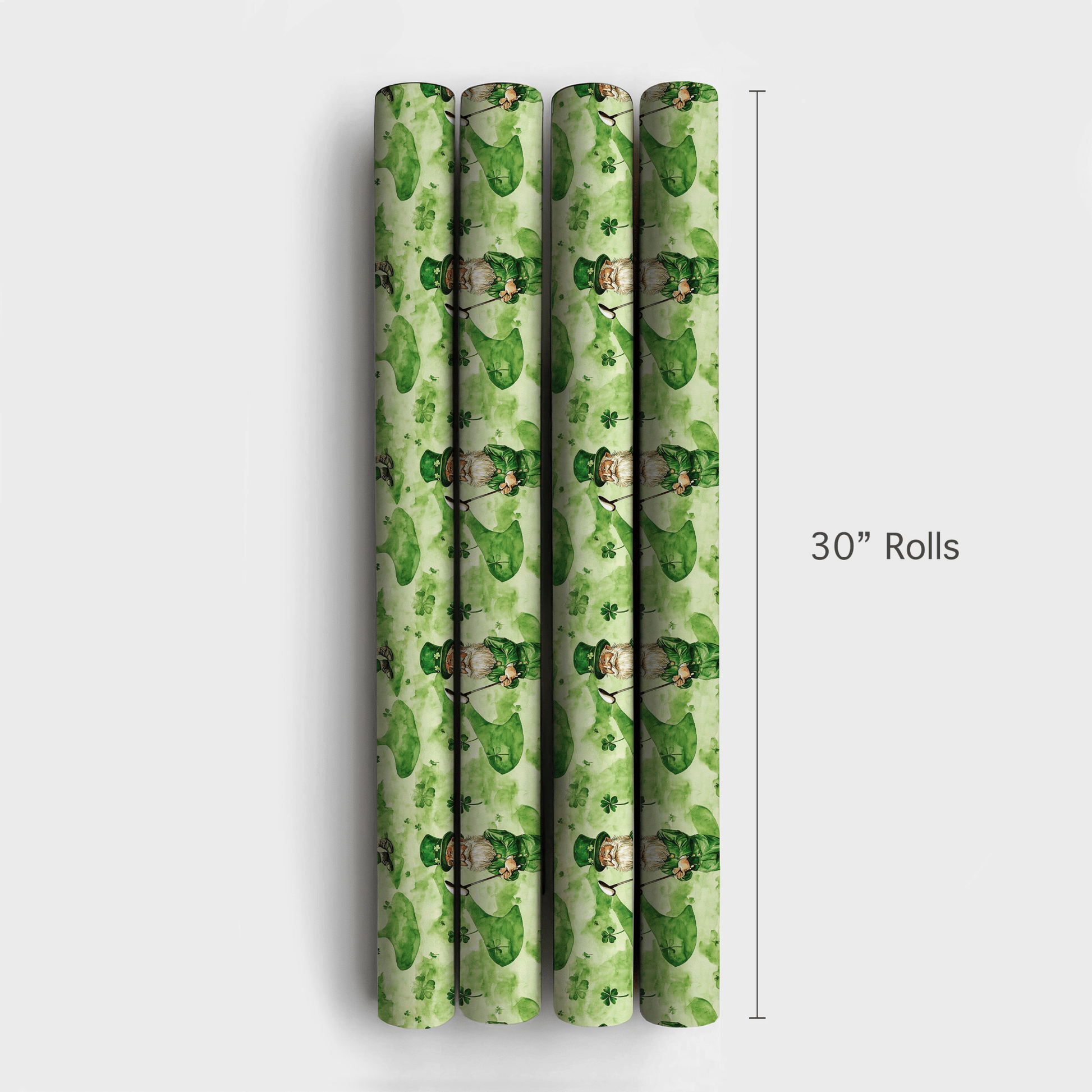 Long Drive Leprechaun - Wrapping Paper - Aspen & Arlo