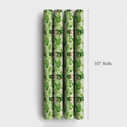 Long Drive Leprechaun - Wrapping Paper - Aspen & Arlo