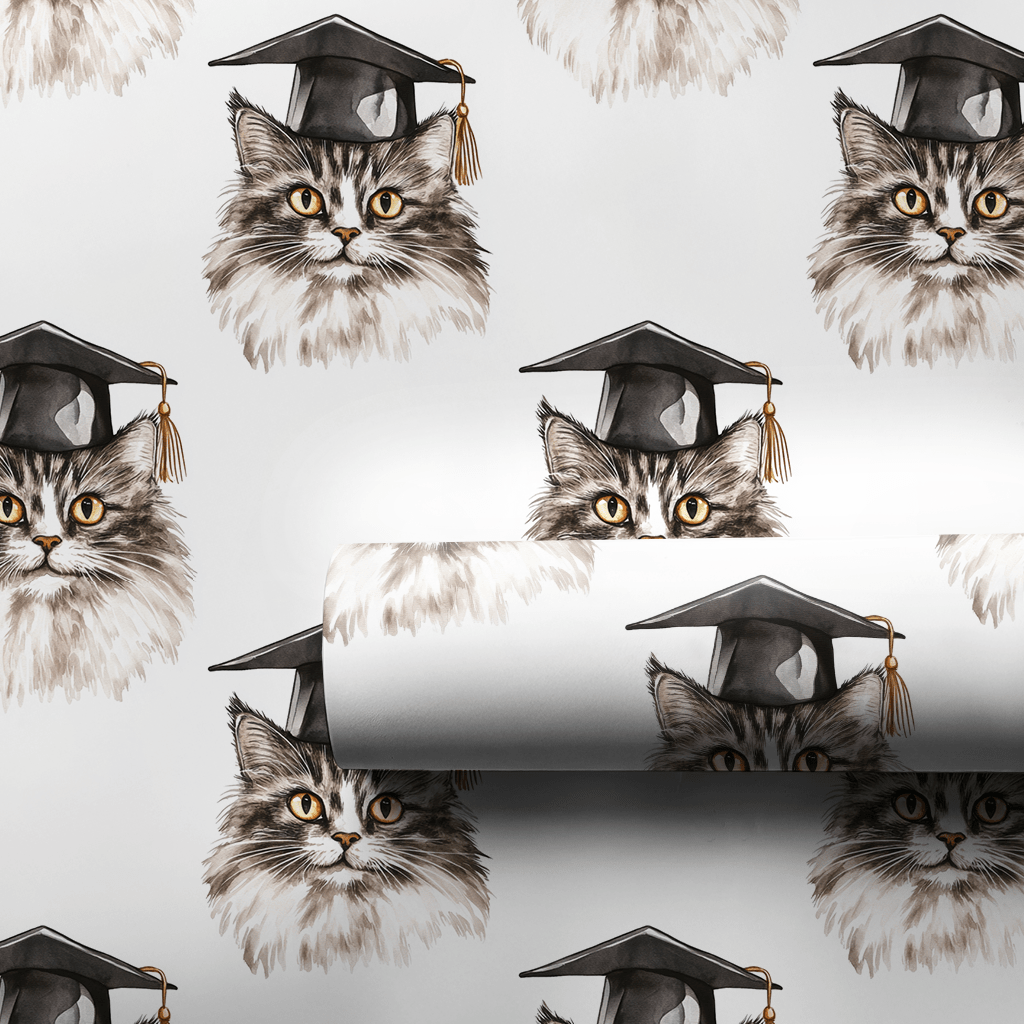 Feline So Accomplished - Wrapping Paper - Aspen & Arlo