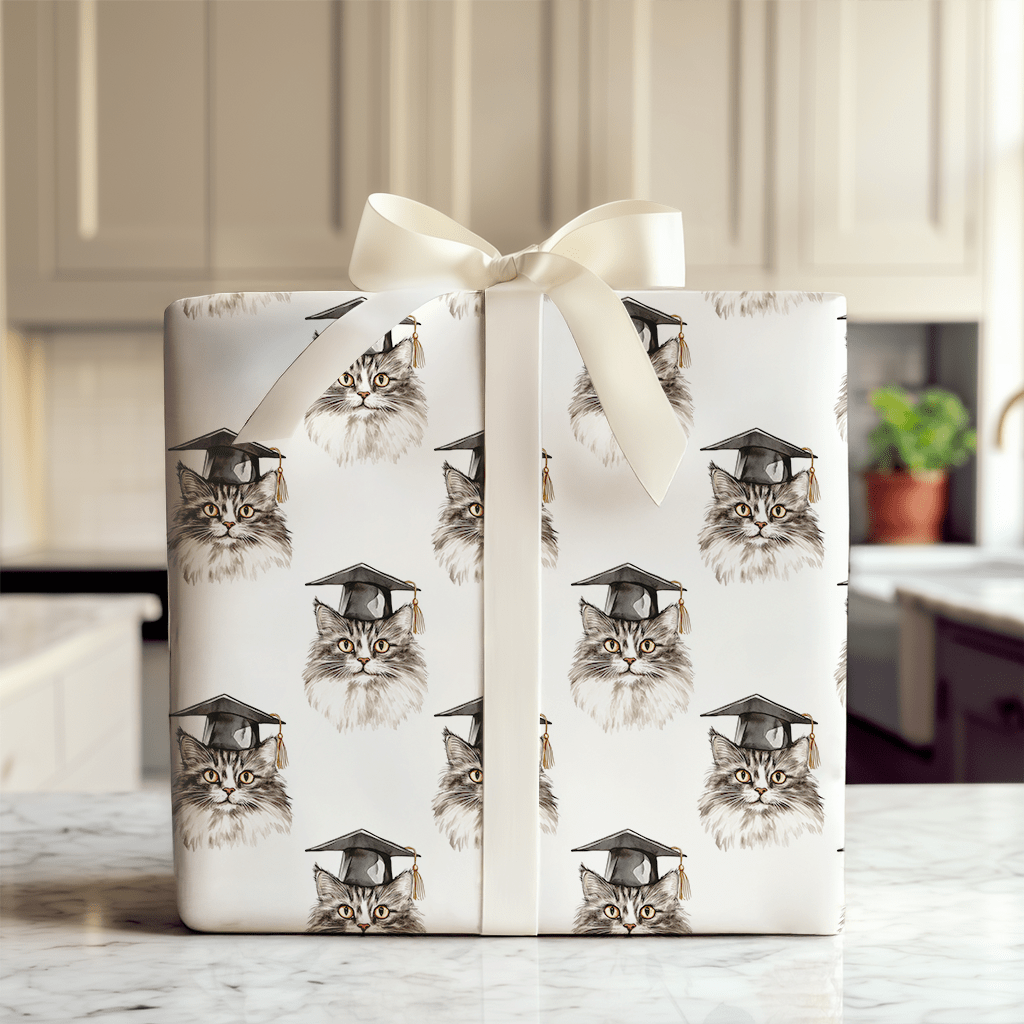 Feline So Accomplished - Wrapping Paper - Aspen & Arlo