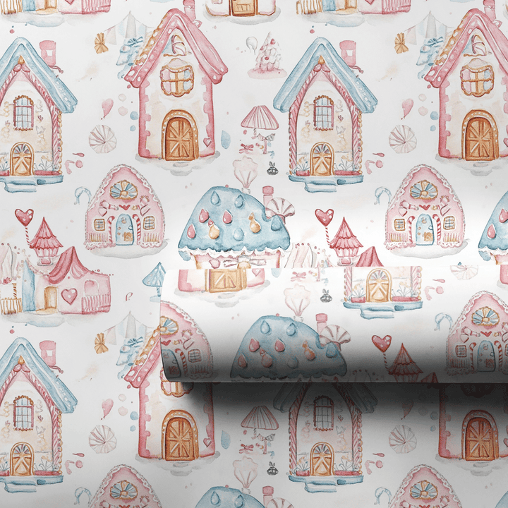 Pink Chalet - Wrapping Paper - Aspen & Arlo