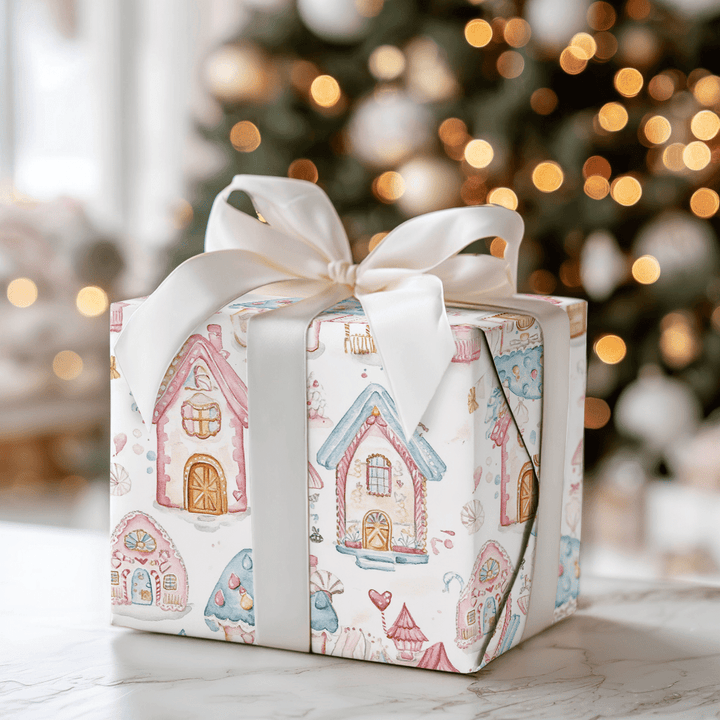 Pink Chalet - Wrapping Paper - Aspen & Arlo