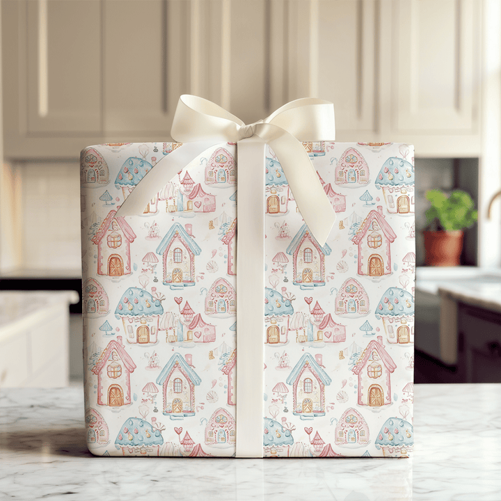 Pink Chalet - Wrapping Paper - Aspen & Arlo
