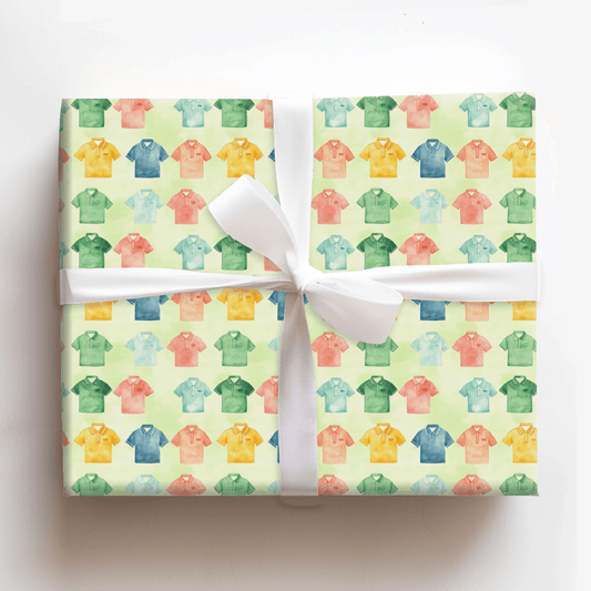 Golf Shirt Options - Wrapping Paper - Aspen &amp; Arlo