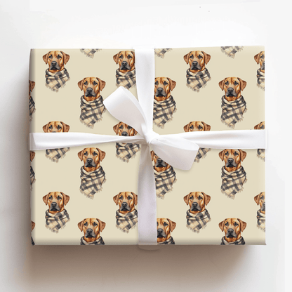 Bundle Up with the Rhodesian Ridgeback - Wrapping Paper - Aspen & Arlo