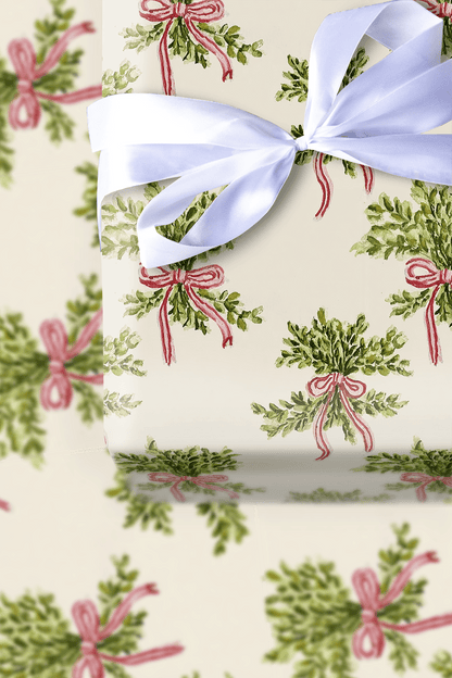 Mistletoe Margot - Wrapping Paper - Aspen & Arlo