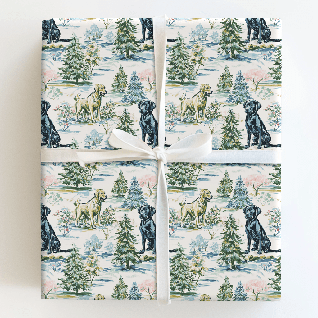 Green Paw - Wrapping Paper - Aspen & Arlo