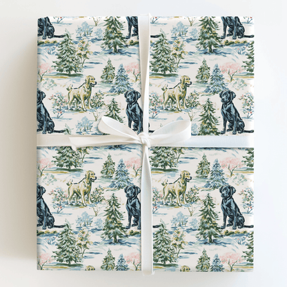 Green Paw - Wrapping Paper - Aspen & Arlo