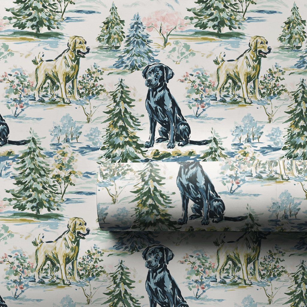 Green Paw - Wrapping Paper - Aspen & Arlo