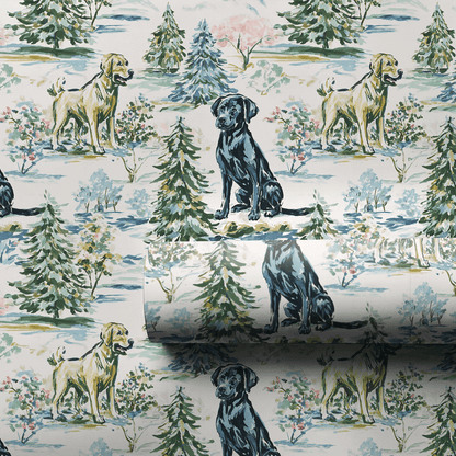 Green Paw - Wrapping Paper - Aspen & Arlo