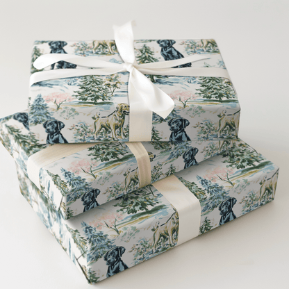 Green Paw - Wrapping Paper - Aspen & Arlo