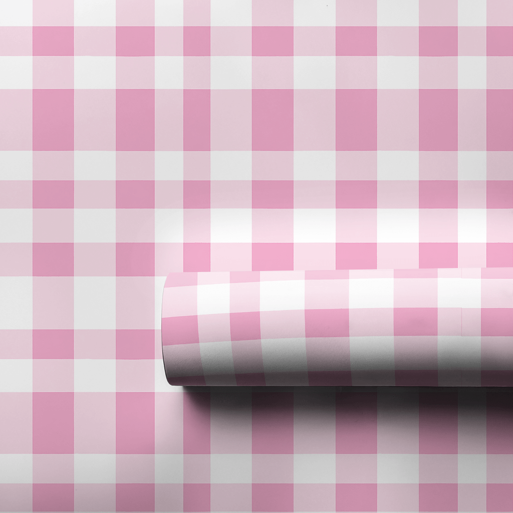 Blushing Check - Wrapping Paper - Aspen & Arlo