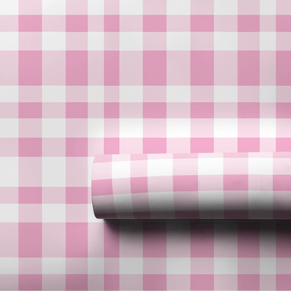 Blushing Check - Wrapping Paper - Aspen & Arlo