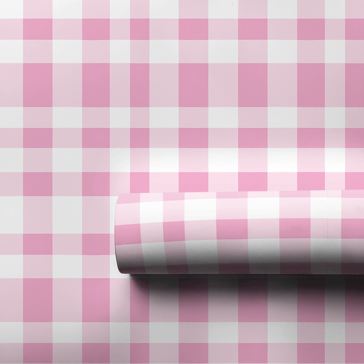 Blushing Check - Wrapping Paper - Aspen & Arlo