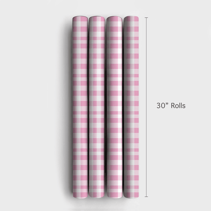 Blushing Check - Wrapping Paper - Aspen & Arlo