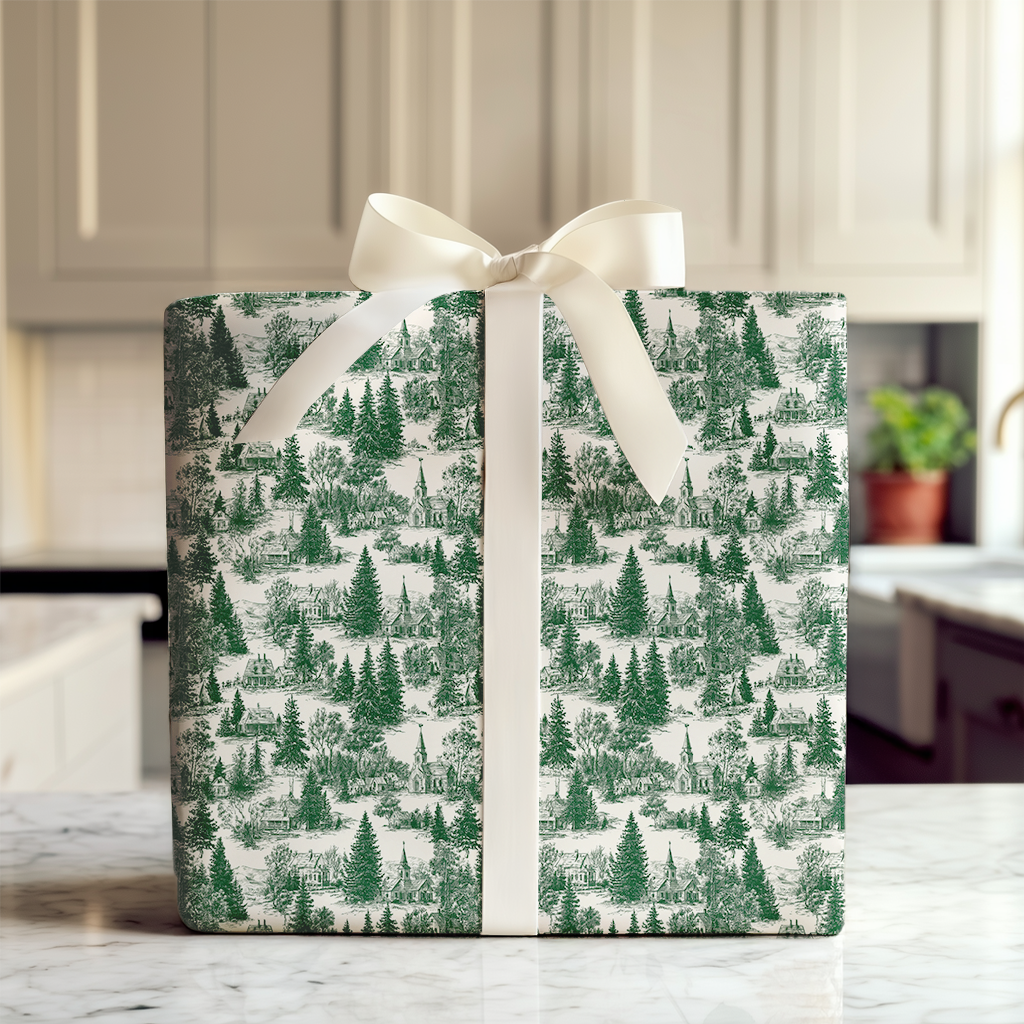 Evergreen Village Toile