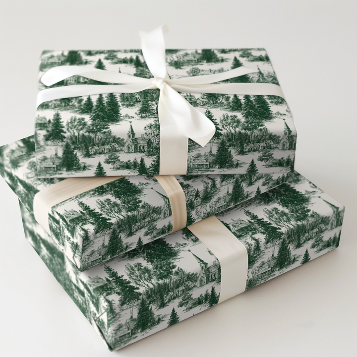 Evergreen Village Toile
