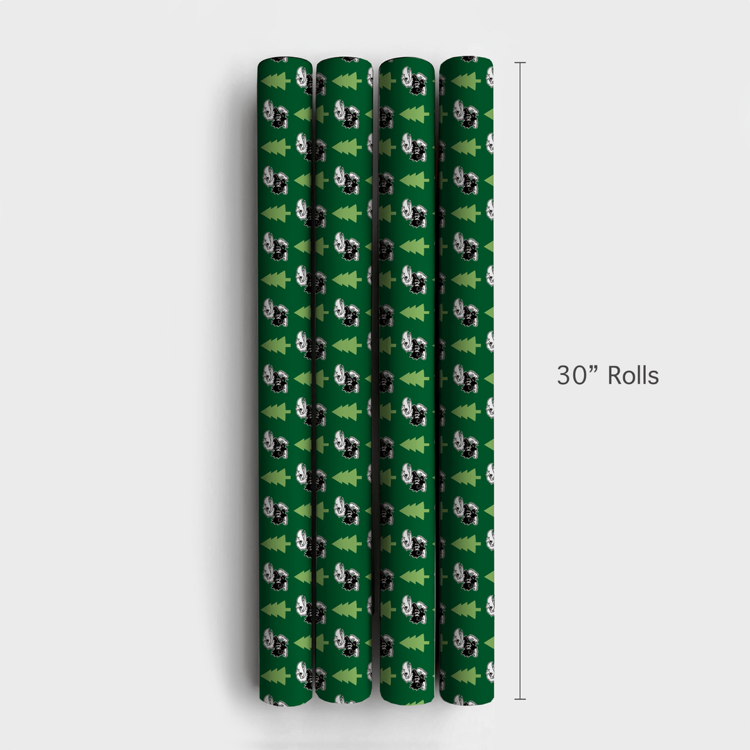 Jayhawk Holiday Pines - Wrapping Paper - Aspen & Arlo