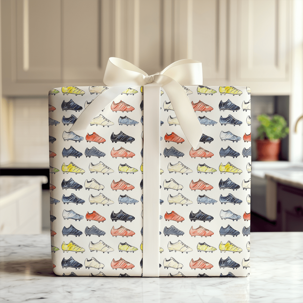 Lacing Up - Wrapping Paper - Aspen & Arlo