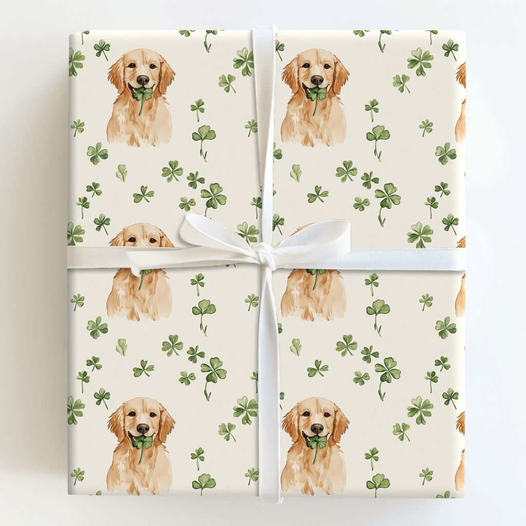 Lucky Pup - Wrapping Paper - Aspen & Arlo
