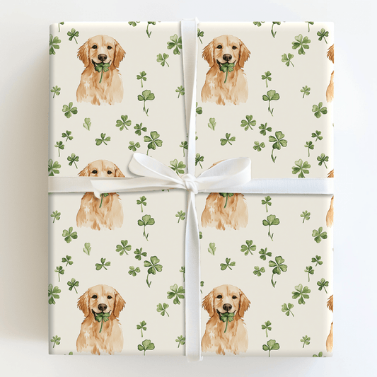 Lucky Pup - Wrapping Paper - Aspen & Arlo