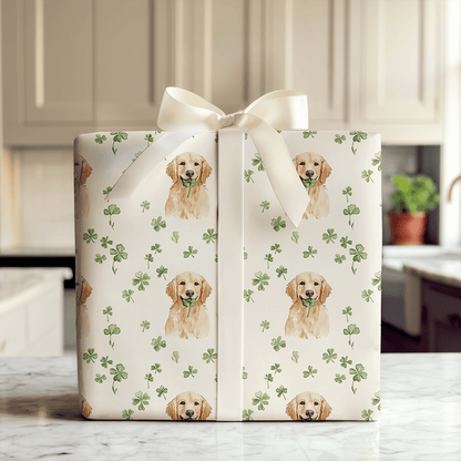 Lucky Pup - Wrapping Paper - Aspen & Arlo